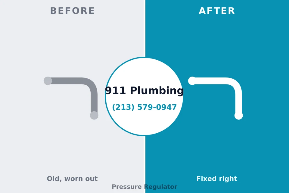Before and after: plumbing repair Prairie Heights, WA